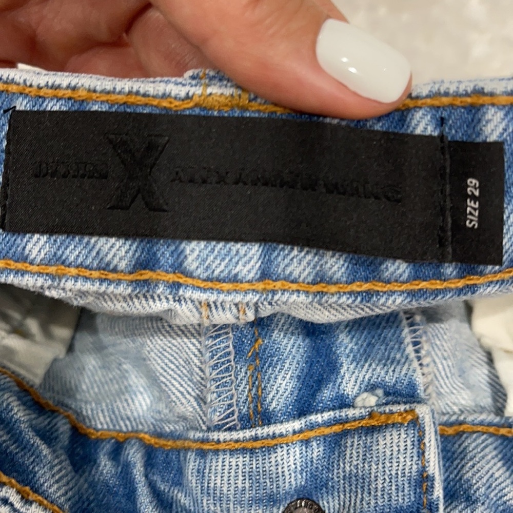 ALEXANDER WANG  High Waisted Denim Shorts Sz 29 - Picture 4 of 5